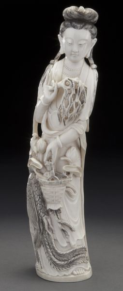 Chinese carved ivory Guanyin (International