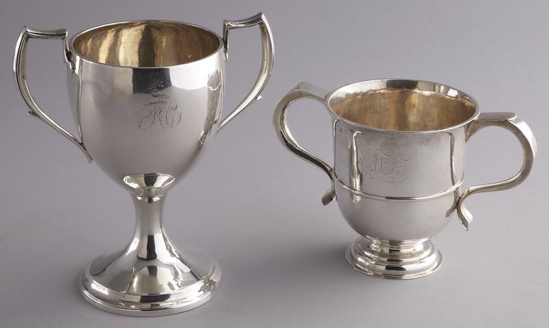  2 British Irish Sterling silver 17400c