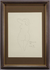 Pablo Picasso etching titled Femme 17400f