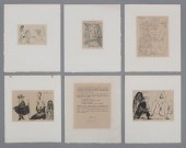 Suite of 6 Pablo Picasso etchings 174097