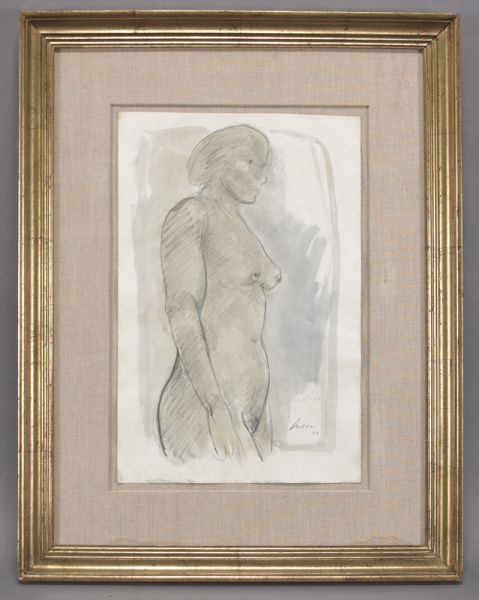 Jose Luis Cuevas Nude graphite 1740ee