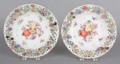 Pair of Carl Thieme porcelain plates