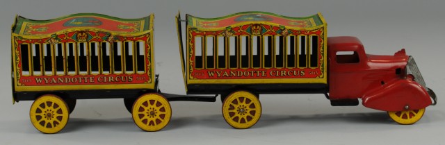 WYANDOTTE CIRCUS CAGE TRUCK AND 177050