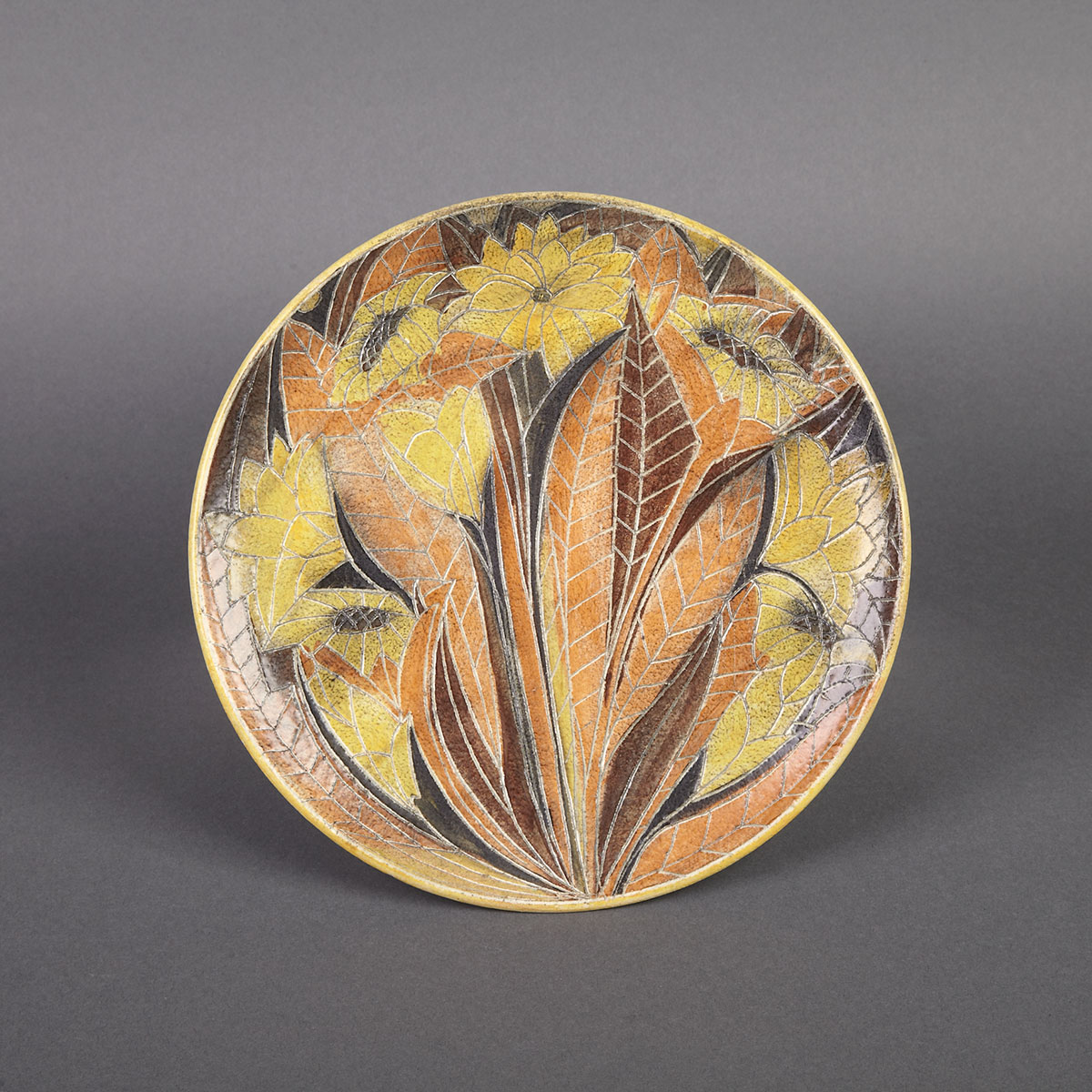 Brooklin Pottery Plate Theo and 1777d9