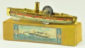 HESS GUNBOAT WITH BOX Germany lithographed