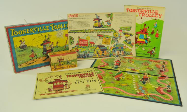 LOT OF TOONERVILLE TROLLEY ITEMS 177922
