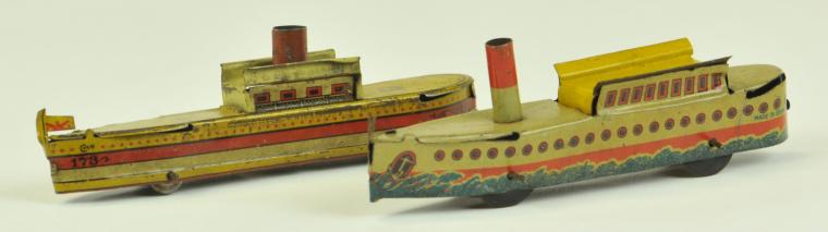 TWO RIVER BOAT PENNY TOYS Germany 17797e