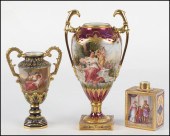 DRESDEN GILT AND PAINTED PORCELAIN 177cdb