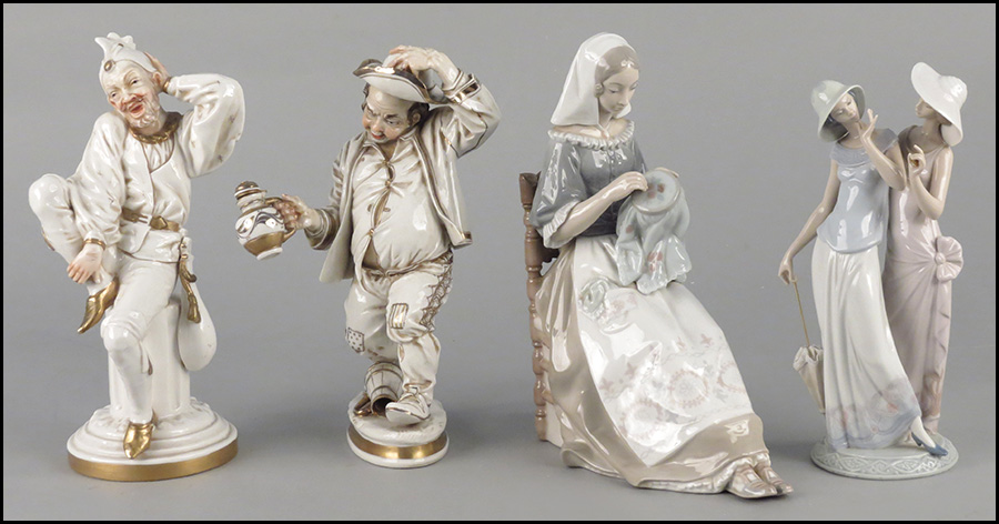 GROUP OF SPANISH PORCELAIN. Comprising a
