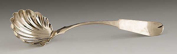 Virginia silver ladle ca 1840 175a37