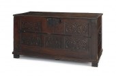 Jacobean carved oak blanket chest 175c0d