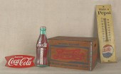 Wooden Pepsi soda crate 20th c. with