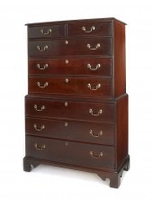 Mahogany dresser with mirror by White