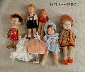 Group of miscellaneous dolls to include