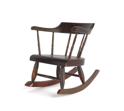 Child s barrelback rocking chair 176315
