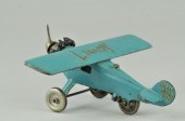 HUBLEY LINDY AIRPLANE Painted in blue