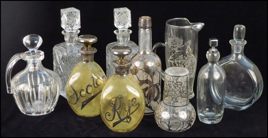COLLECTION OF DECANTERS Comprised 179ae0