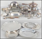 COLLECTION OF SILVERPLATE SERVING 179b22