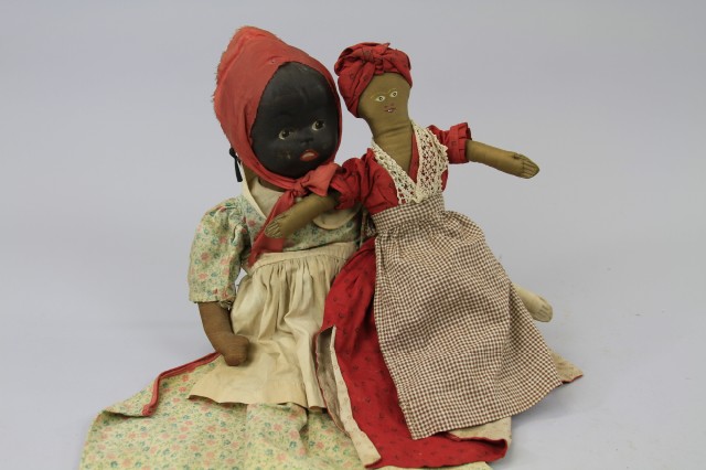 LOT OF TWO CLOTH DOLLS Smaller 179d35