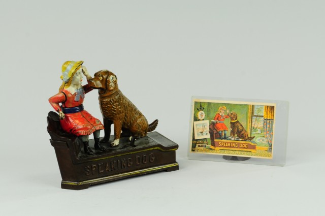SPEAKING DOG MECHANICAL BANK WITH 179e02