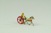 SULKY RIDER PENNY TOY Germany lithographed 17a0a3