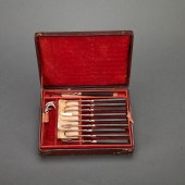 Cased Set of French Dentistry Tools