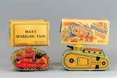 TWO MARX TANK TOYS Both with box lithographed