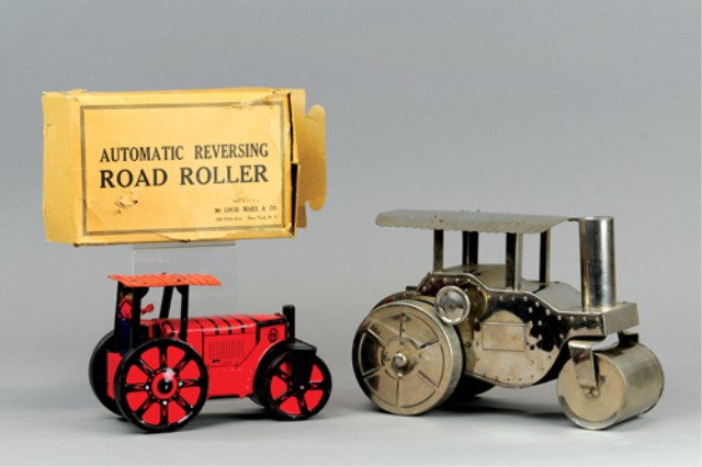 LOT OF TWO TOY ROAD ROLLERS Includes 17a32b