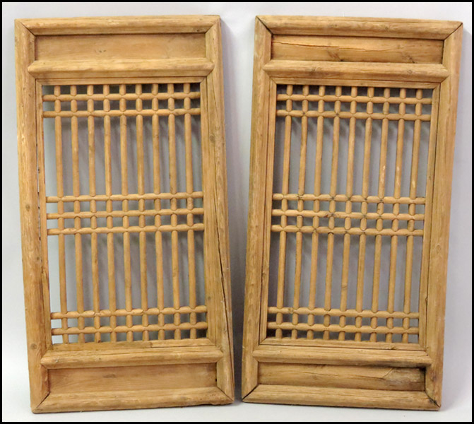 PAIR OF CHINESE WINDOW SHUTTERS  1781a5
