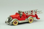 HUBLEY LADDER FIRE TRUCK C. 1930s cast