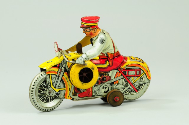 ROOKIE COP MOTORCYCLE Louis Marx 178aa4