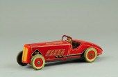METTOY RACER 1930s lithographed tin