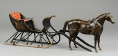 IVES CUTTER SLEIGH WITH WALKING HORSE