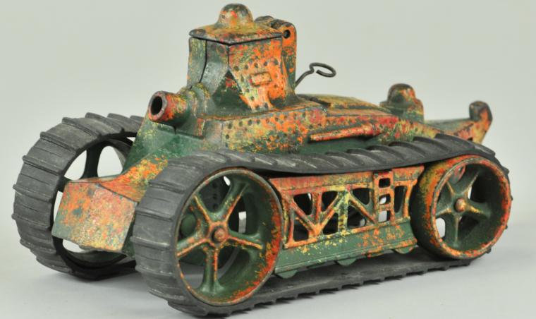 ARCADE TANK Cast iron painted in 17a742