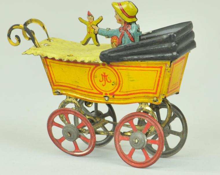 MEIER BABY IN CARRIAGE PENNY TOY 17aa3d