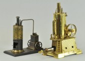 VERTICAL STEAM ENGINES Lot of two engines