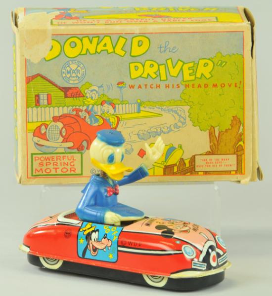 DONALD THE DRIVER WITH BOX Marx 17ab32