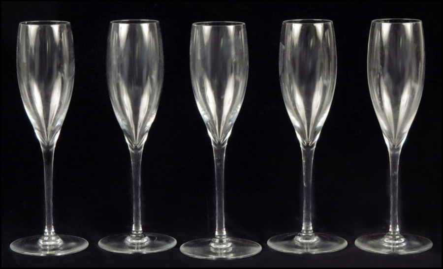 SET OF SIX BACCARAT CRYSTAL CHAMPAGNE 17ae62