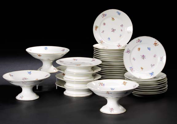 Thirty Seven Piece French Porcelain 29b4a