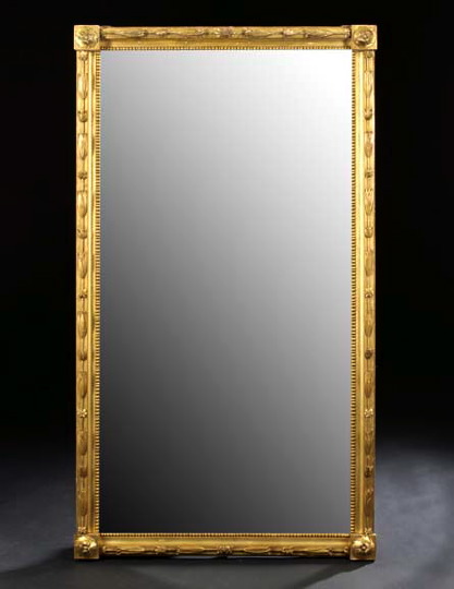 Empire-Style Giltwood Looking Glass,