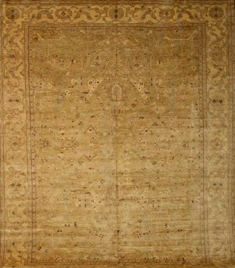Peshawar Oushak Carpet,  12' 2"