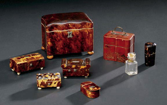 Six Small Victorian Boxes,  third and fourth