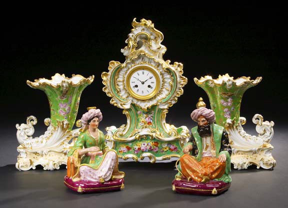Large Pair of Paris Porcelain Figural 29d61