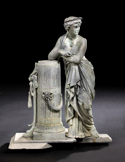 Large French Spelter Figure of 2a001