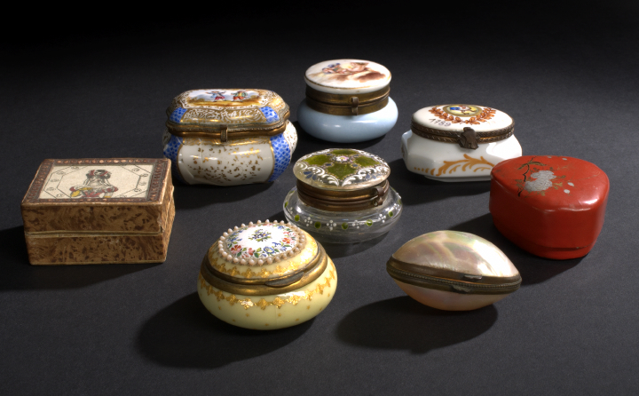 Interesting Collection of Eight Snuff and