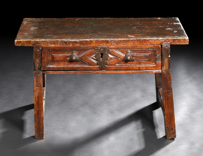 Continental Oak Low Table,  late