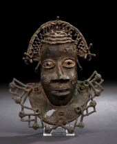 Kingdom of Owo Pendant Mask Nigeria  2a8be