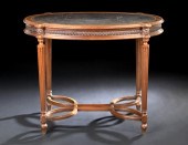 Louis XVI-Style Mahogany Center Table,