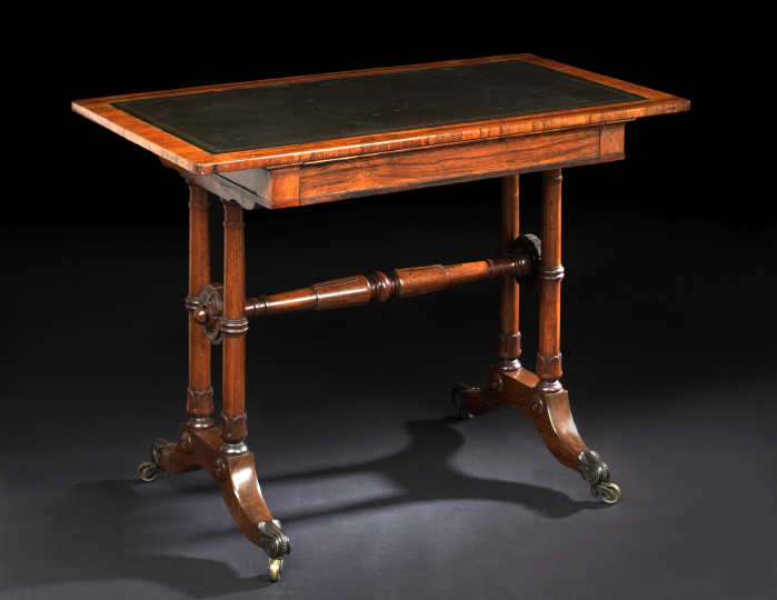 William IV Rosewood Library Table  2ad5f
