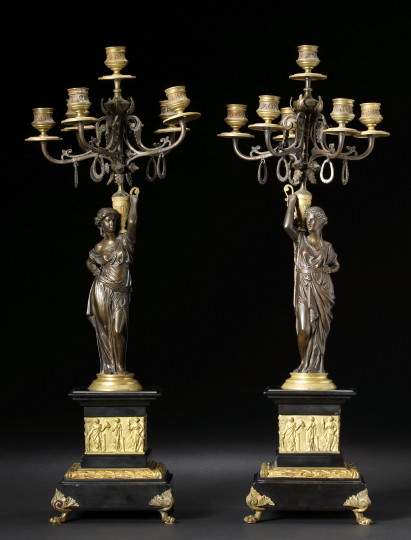 Pair of French Gilt and Patinated 2add1